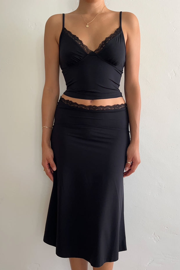 Charlotte Skirt Set - Black