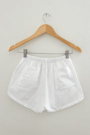 Frankie's Organic Cotton Shorts -  White